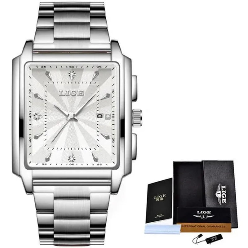 LIGE Fashion Waterproof Watch for Women Top Brand Luxury Women Watch Casual Sport Date Women'S Quartz Wristwatches Montre Femme